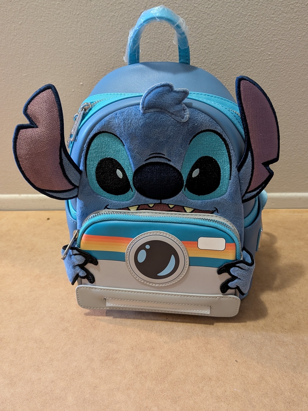 Loungefly Stitch Lenticular Camera Backpack